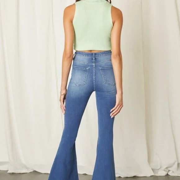 High Rise Super Flare Jeans - Picture 4 of 5